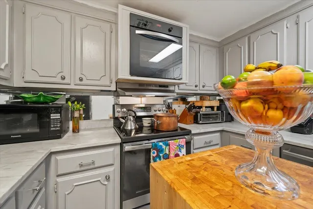 a room with storage and utility