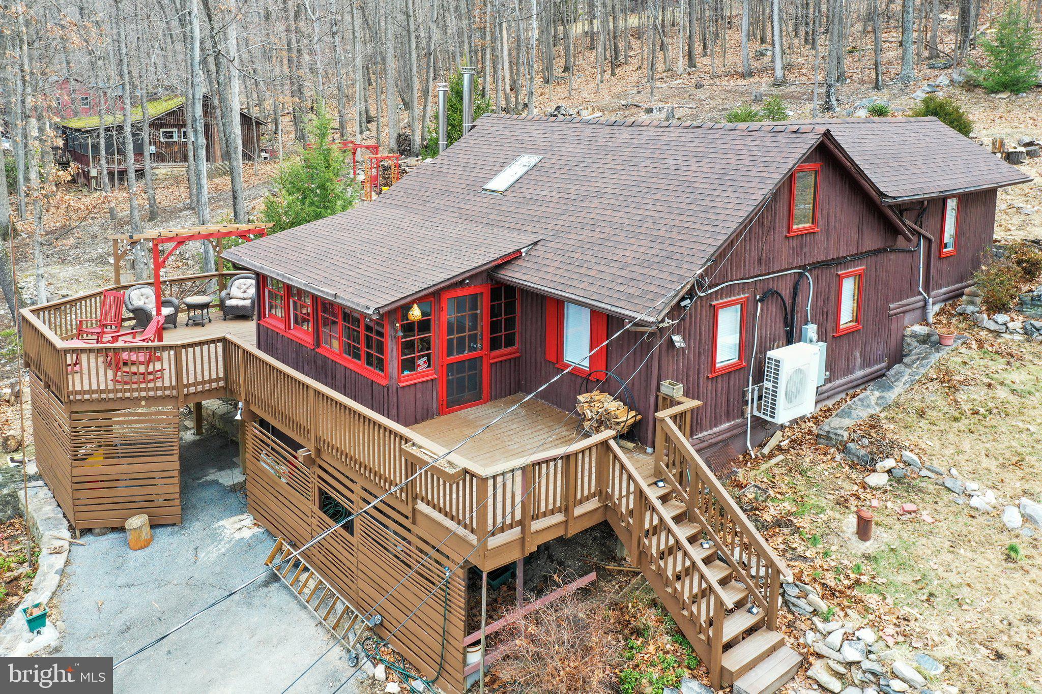 412 Valley View Road Harpers Ferry, WV 25425 - Photo 4 of 39 a roof deck with the table and chairs