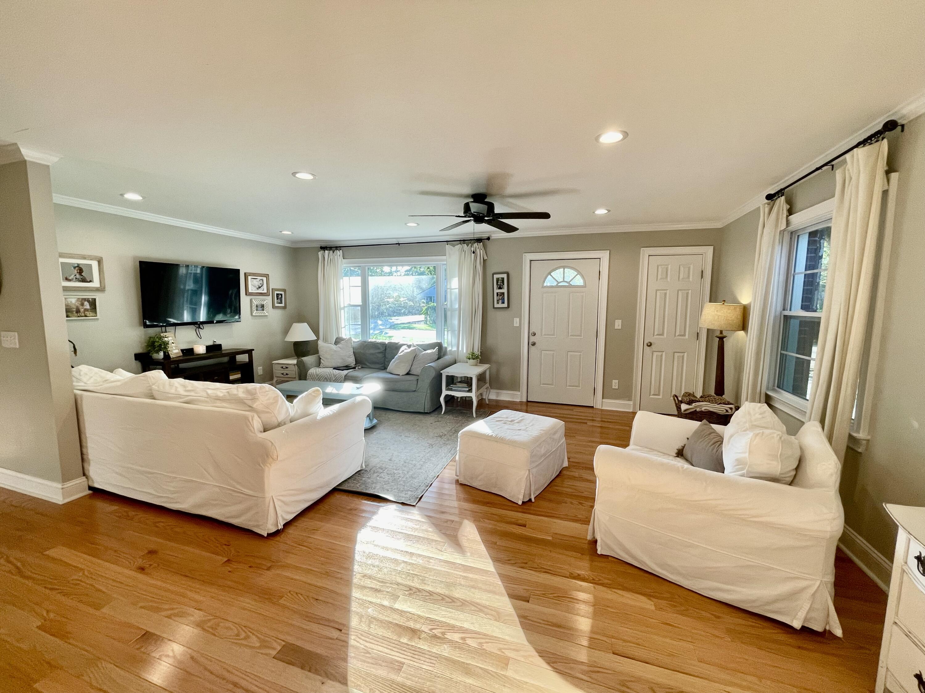 spacious living room