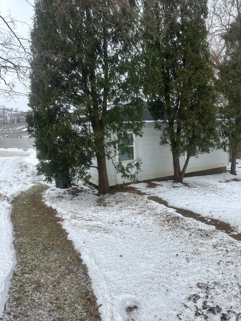380 Ivanhoe Road Grayslake, IL 60030 - Photo 1 of 3 a view of a yard with a tree and wooden fence