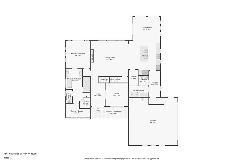 1565 Neville Road Beaver, PA 15009 - Photo 49 of 50 a picture of floor plan