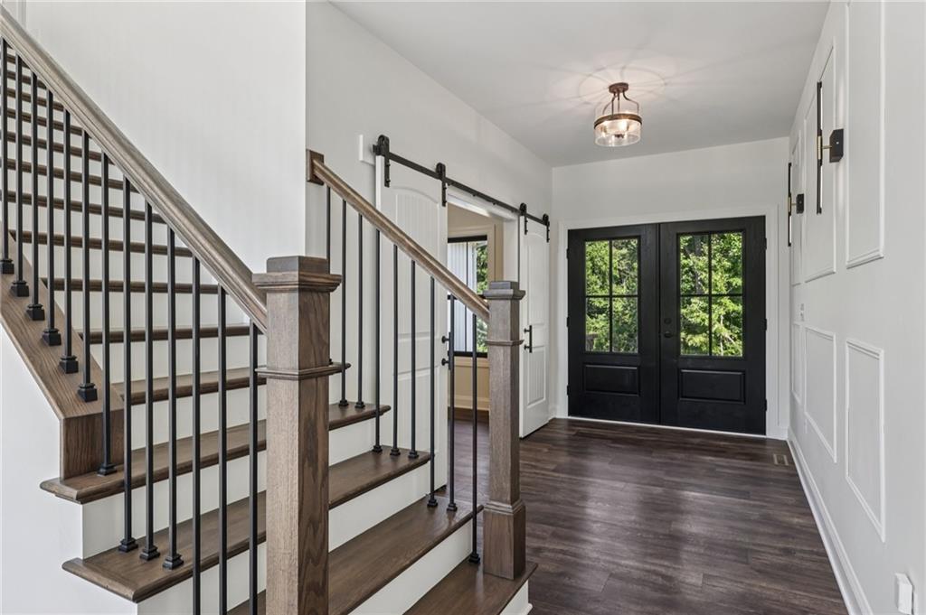 1565 Neville Road Beaver, PA 15009 - Photo 6 of 50 a view of an entryway with wooden floor