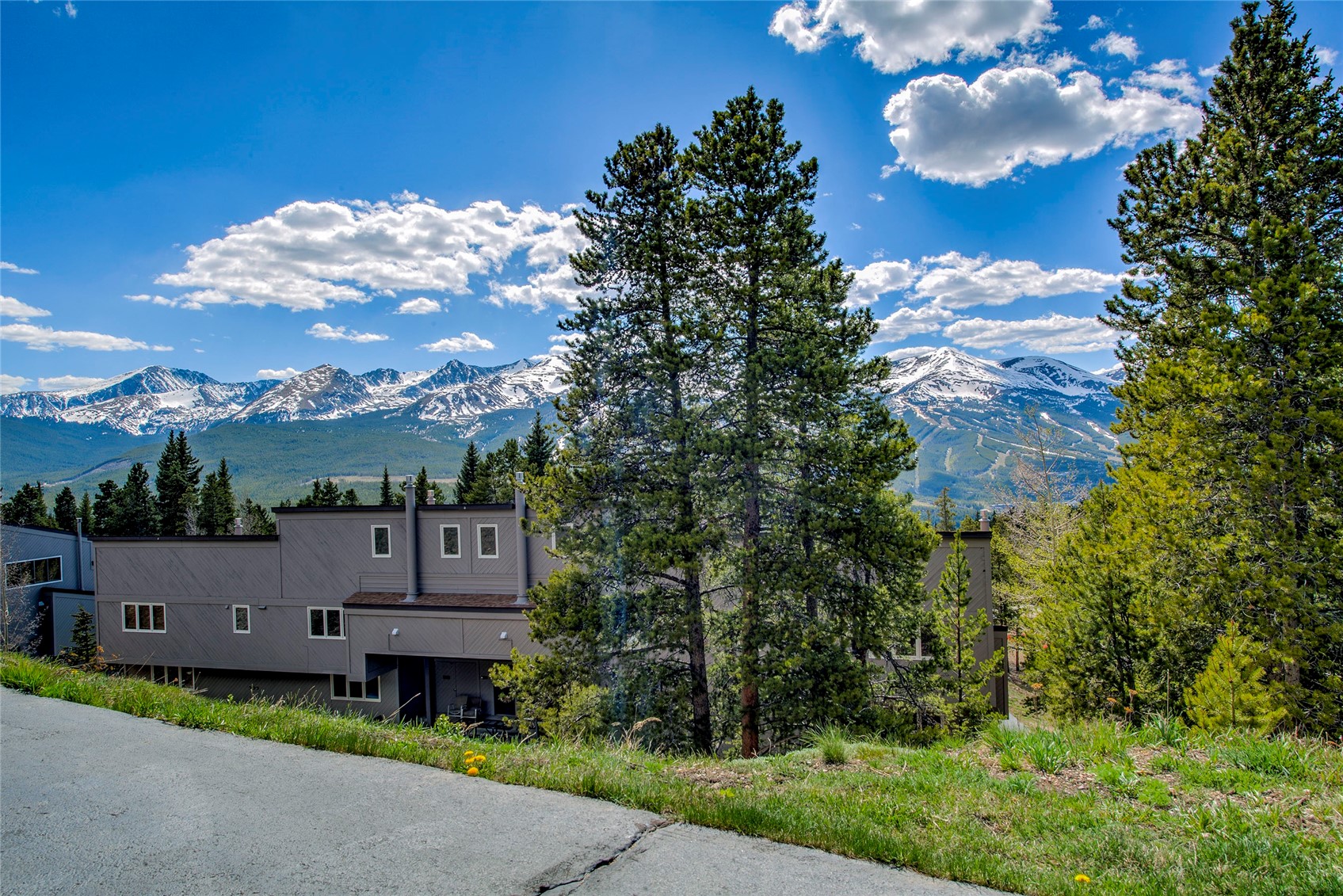 187 Fuller Placer Road, Unit B Breckenridge, CO 80424 - Photo 28 of 33 a aerial view of a house
