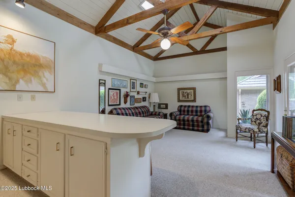 a room with furniture