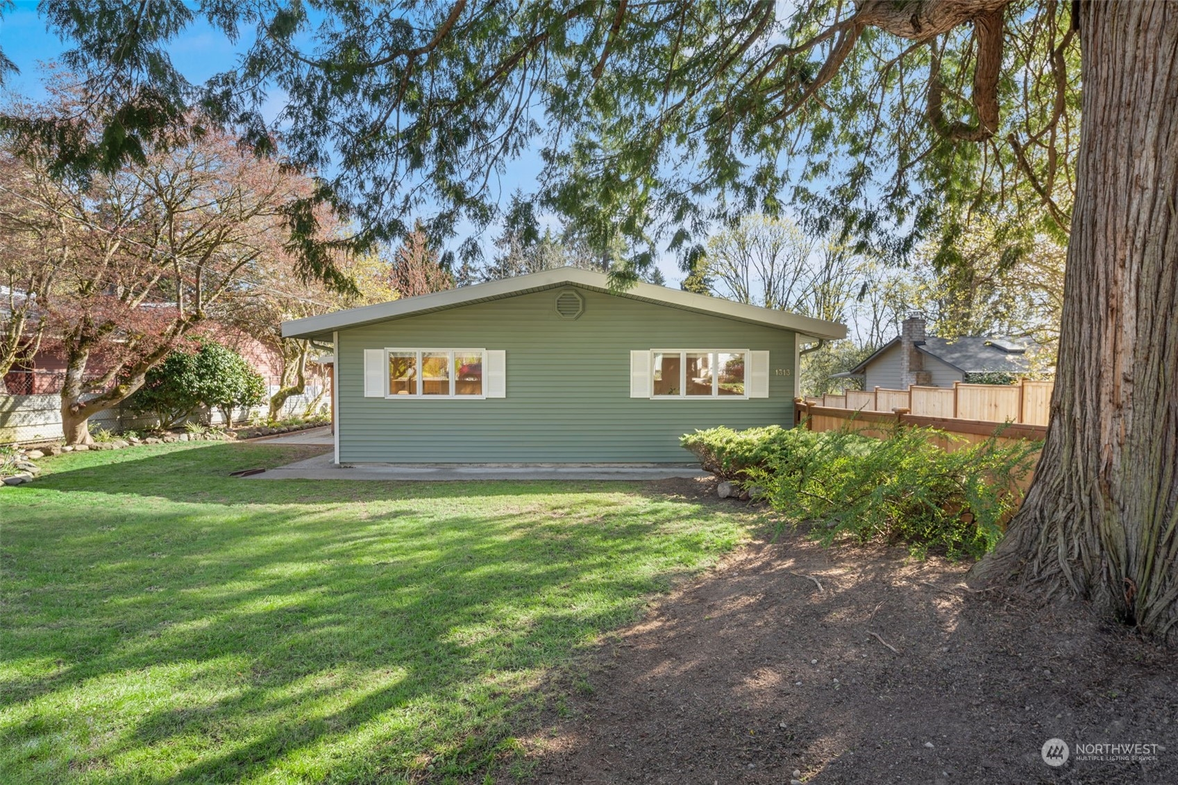 1313 North 28th Street Renton, WA 98056 - Photo 1 of 35 a view of a back yard of the house