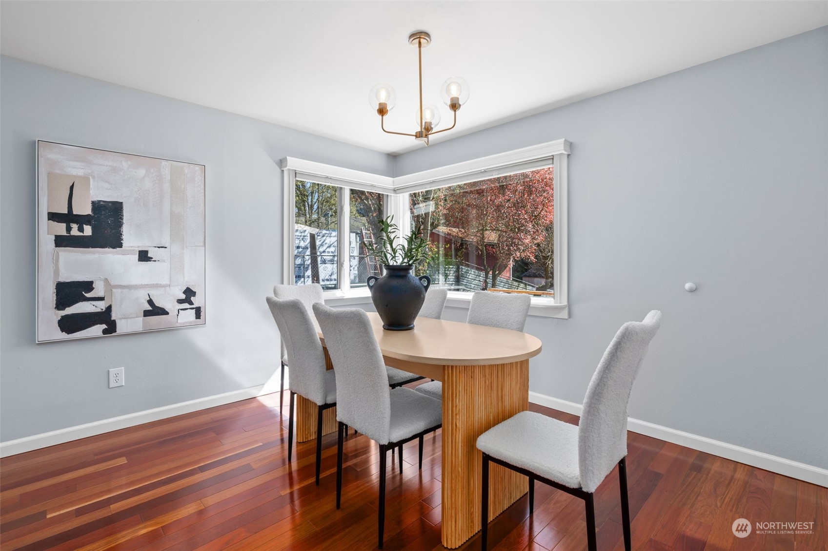 1313 North 28th Street Renton, WA 98056 - Photo 10 of 35 a view of a dining room with furniture window and outside view