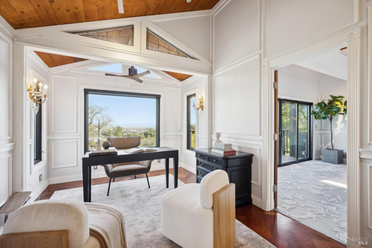 160 Crest Road Novato, CA 94945 - Photo 49 of 85 a view of a livingroom with furniture and porch