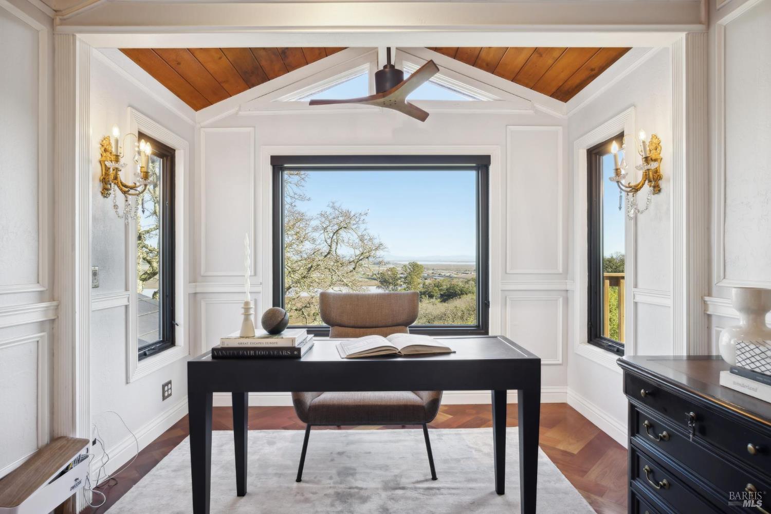 160 Crest Road Novato, CA 94945 - Photo 50 of 85 a view of a dining room with furniture window and outside view