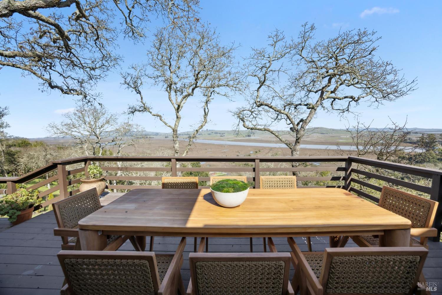 160 Crest Road Novato, CA 94945 - Photo 77 of 85 a view of a chairs and table on the roof deck