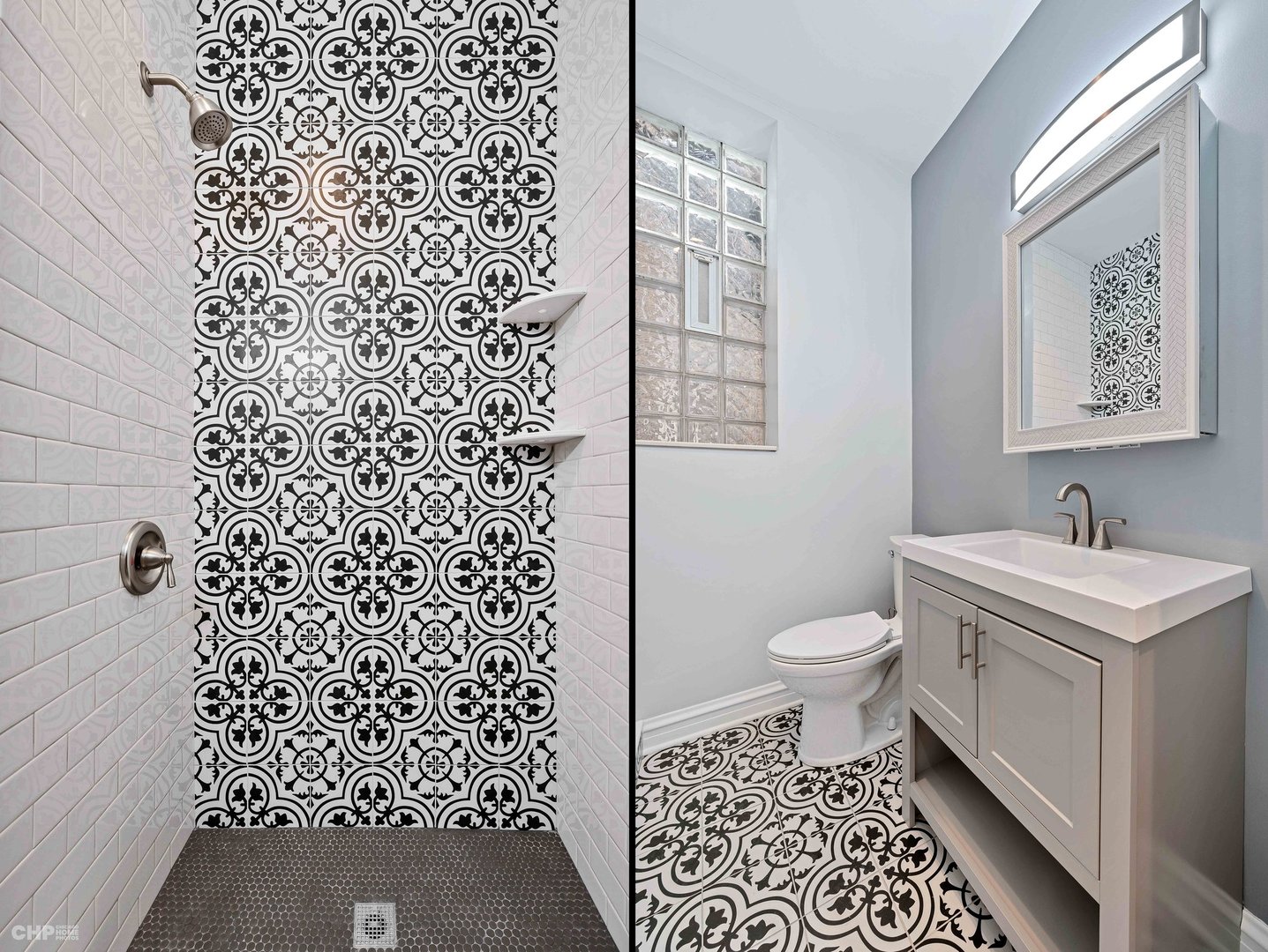 843 West Newport Avenue, Unit 2 Chicago, IL 60657 - Photo 14 of 26 a bathroom with a sink toilet and shower
