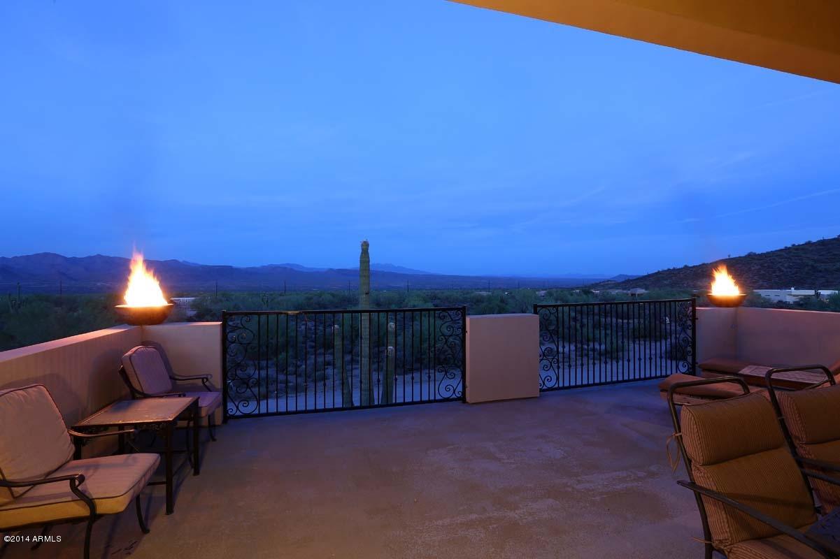 27314 North 174th Street Rio Verde, AZ 85263 - Photo 5 of 62 Night-Deck & View of Four Peaks