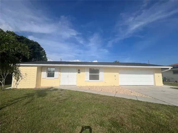 front view of house with a yard