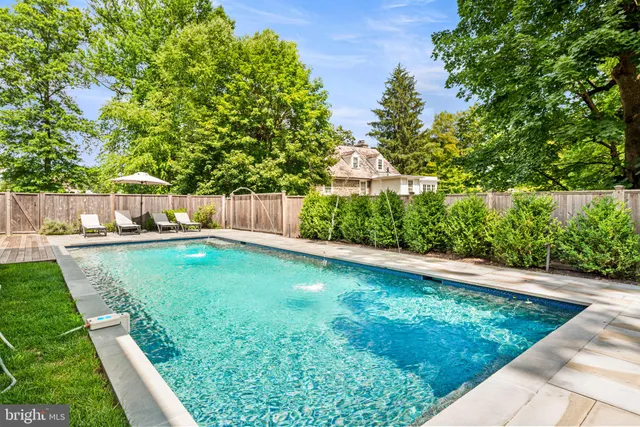 a view of a backyard with a garden