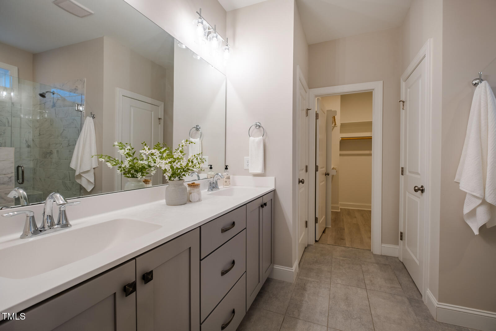 167 Logbridge Road Chapel Hill, NC 27516 - Photo 24 of 45 Doors to water closet and linen closet are in this shot before closet door.
