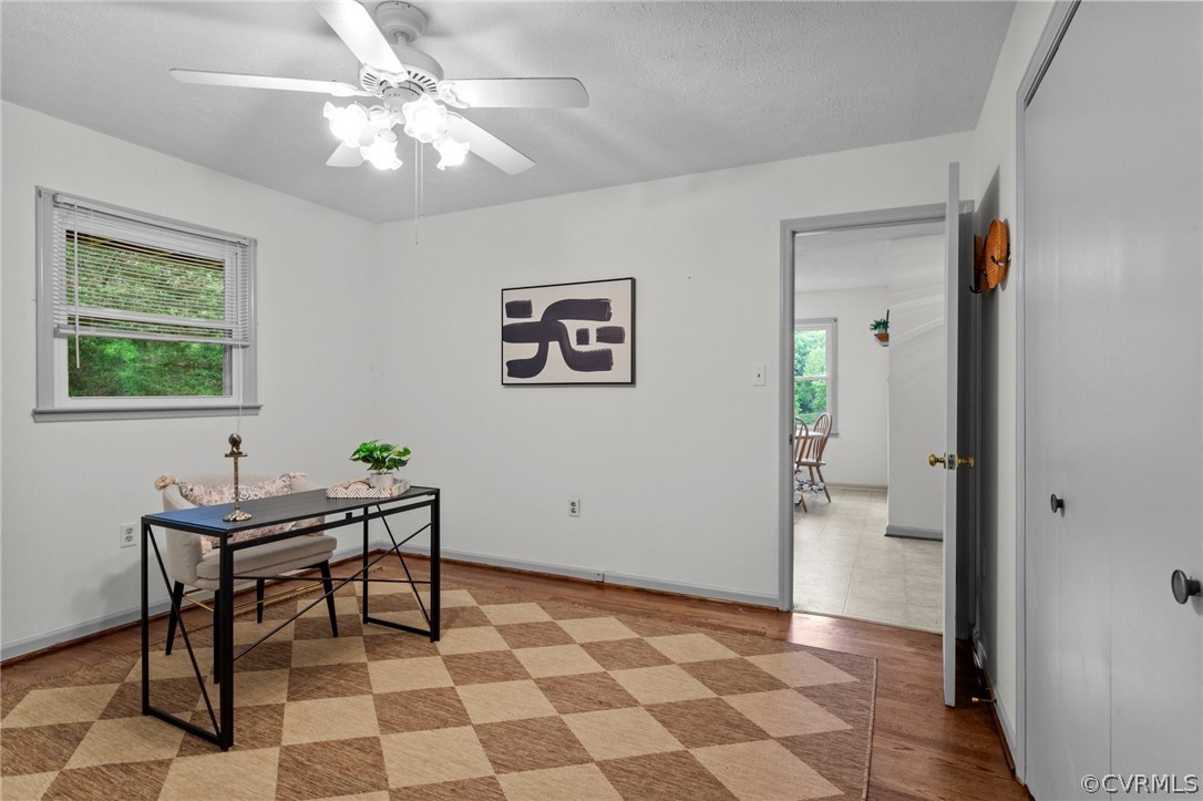 1692 Miller Lk Road Rice, VA 23966 - Photo 28 of 35 a view of a workspace with furniture and a window