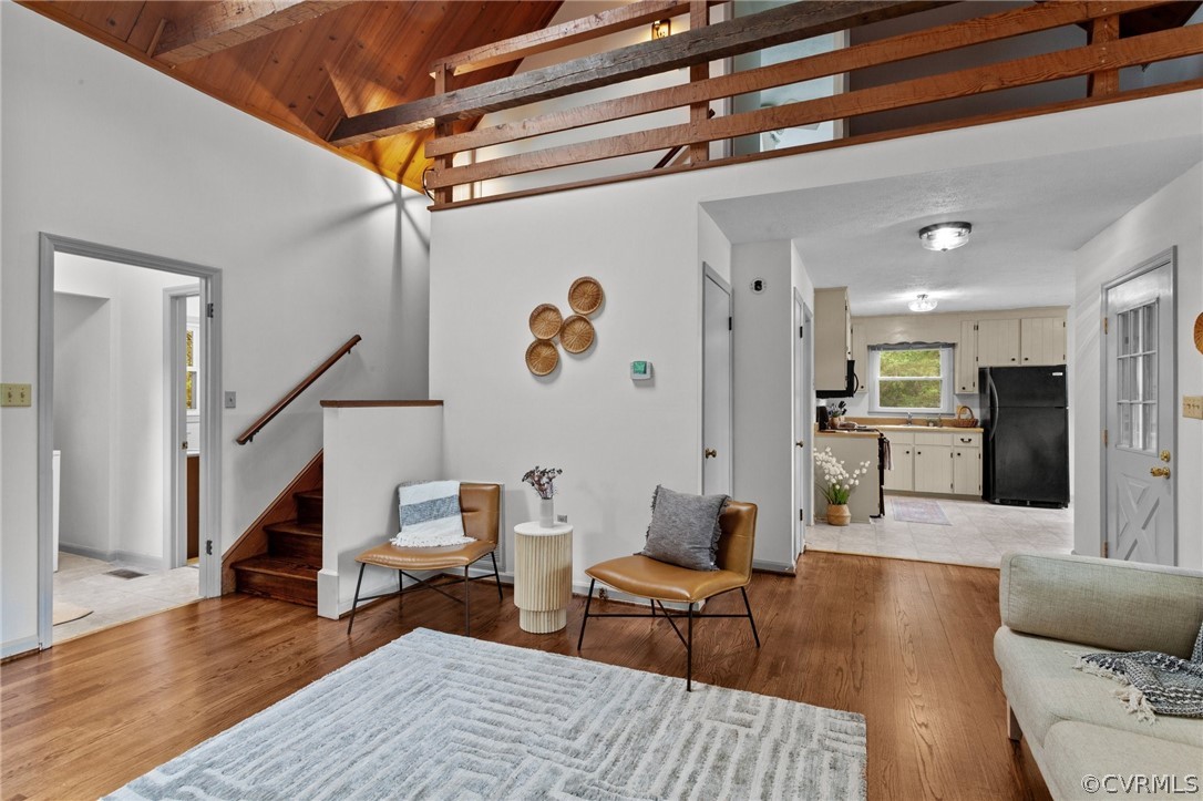 1692 Miller Lk Road Rice, VA 23966 - Photo 8 of 35 a living room with furniture and wooden floor