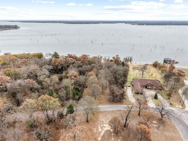 a view of lake and mountain
