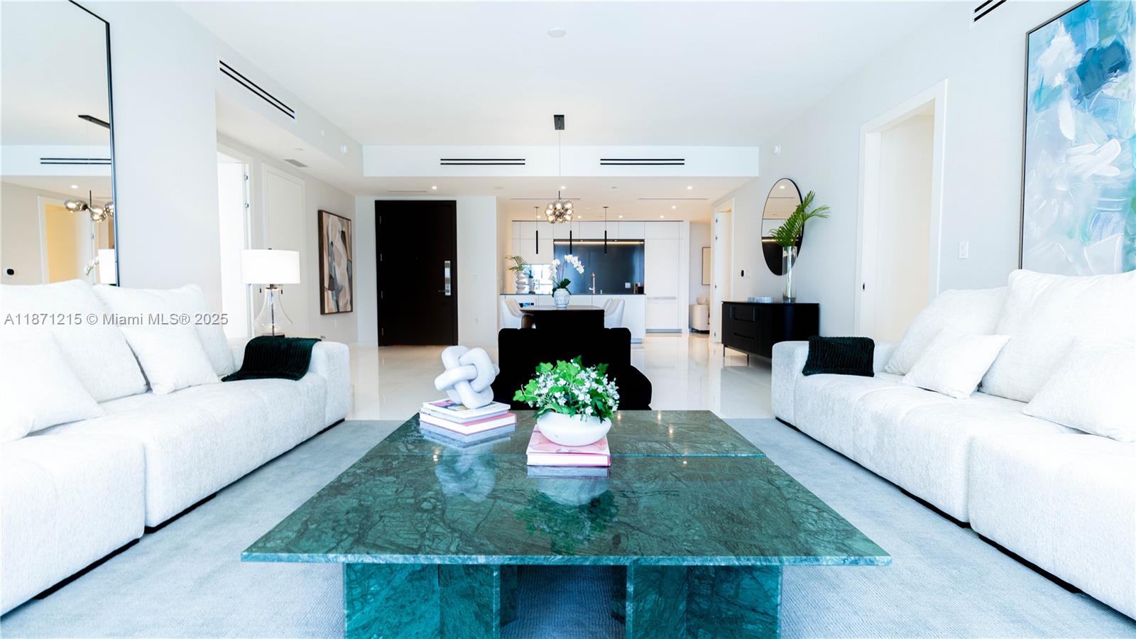 300 Biscayne Blvd Way, Unit 503C Miami, FL 33131 - Photo 6 of 64 a living room with furniture and a chandelier