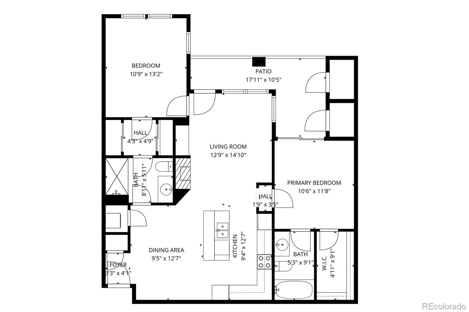 154 Village Road, Unit C103 Granby, CO 80446 - Photo 22 of 39 a picture of floor plan