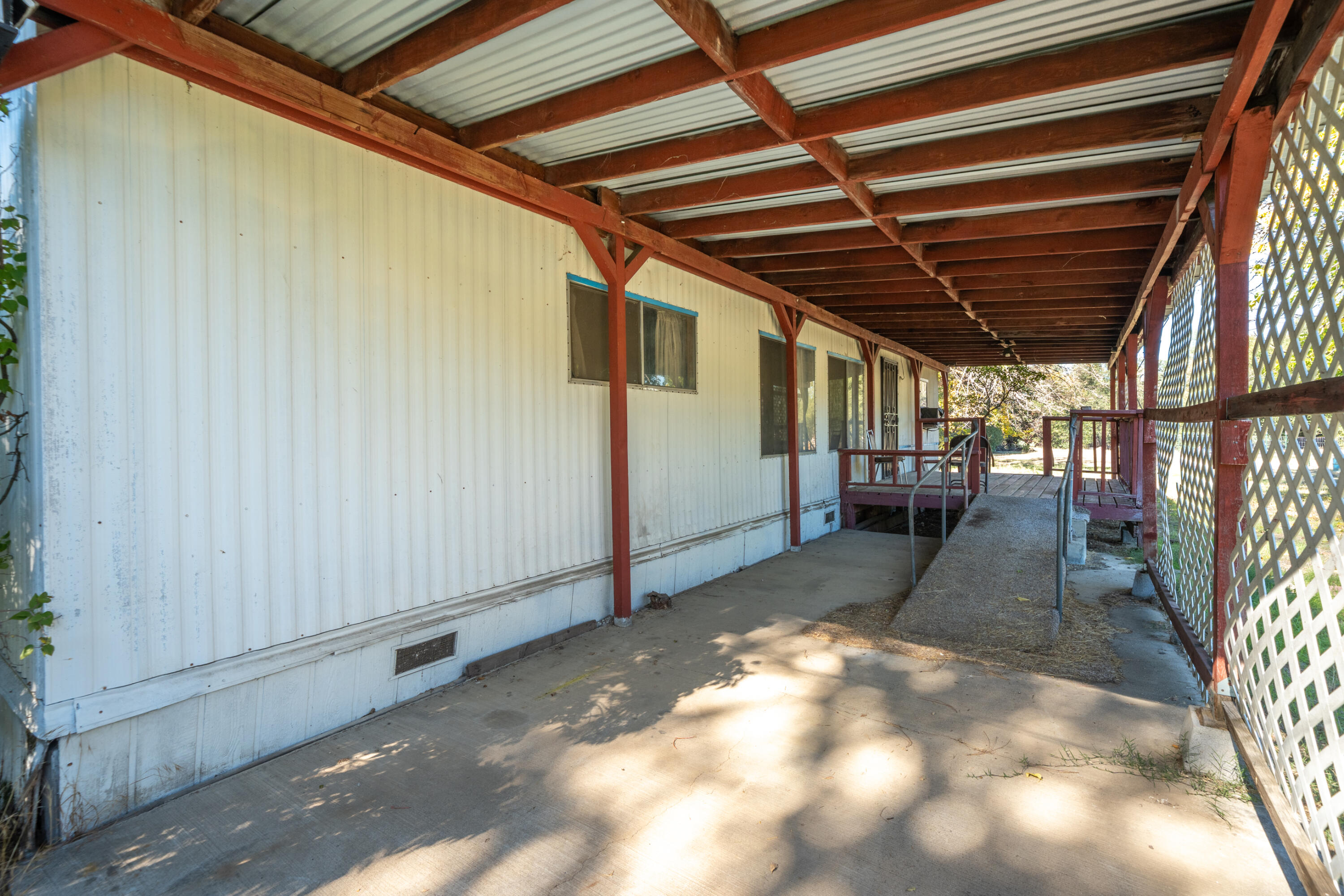 18355 Benson Road Cottonwood, CA 96022 - Photo 3 of 18 a view of a porch