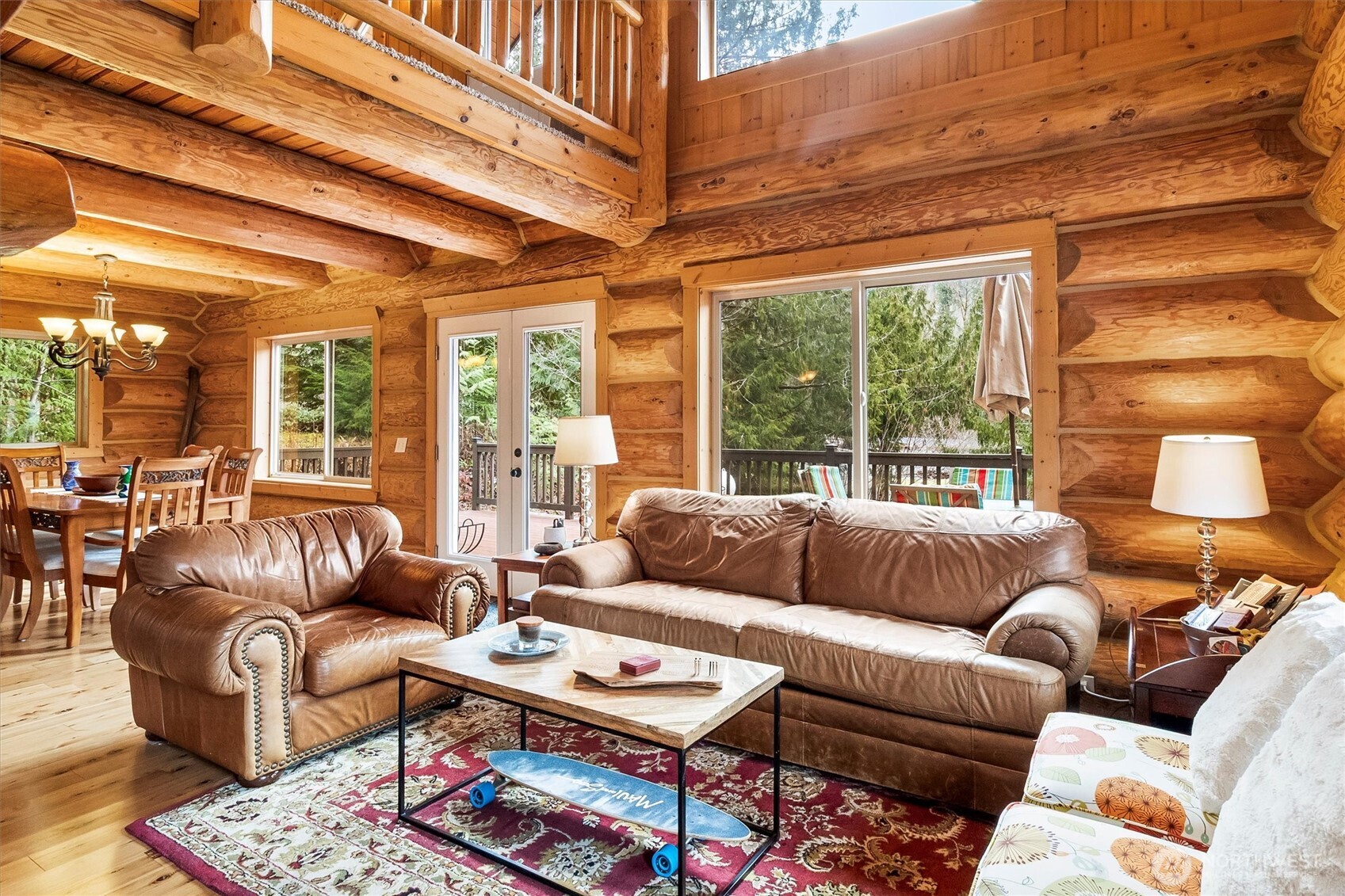 19040 Glacier Rim Drive Glacier, WA 98244 - Photo 11 of 40 a living room with furniture and a large window