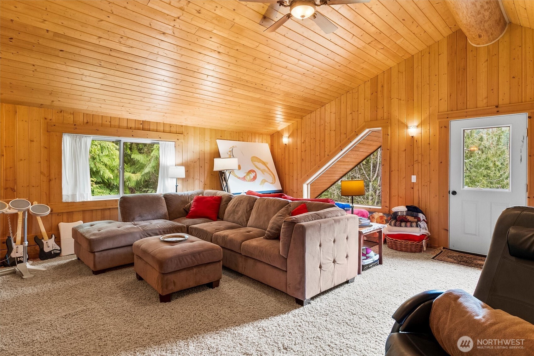 19040 Glacier Rim Drive Glacier, WA 98244 - Photo 15 of 40 a living room with furniture and a large window