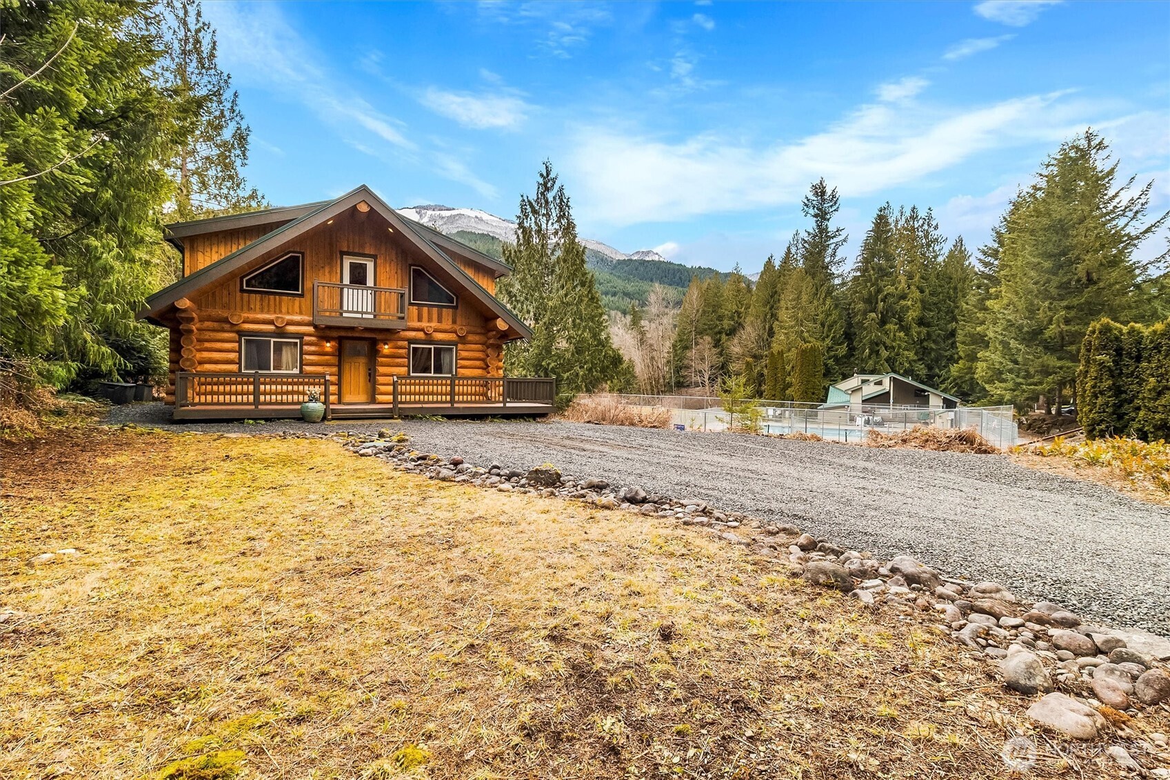 19040 Glacier Rim Drive Glacier, WA 98244 - Photo 22 of 40 a front view of a house with a yard