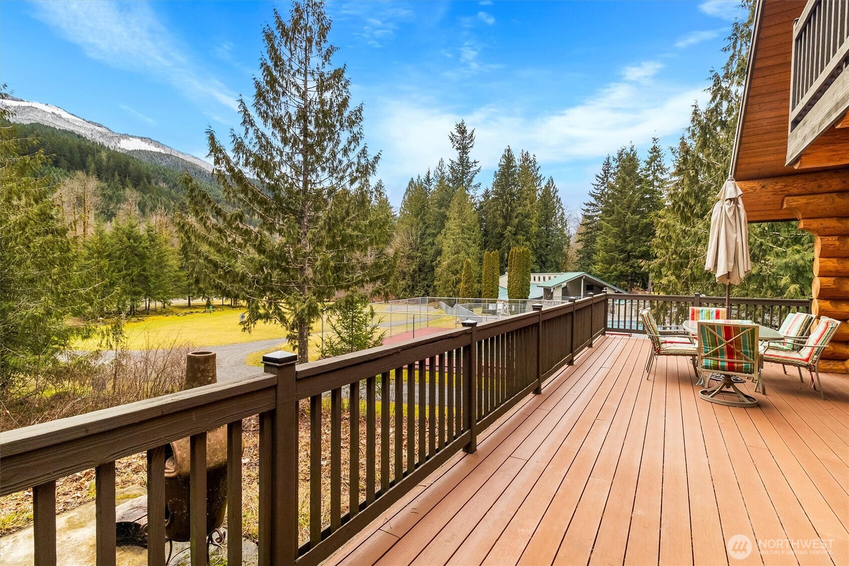 19040 Glacier Rim Drive Glacier, WA 98244 - Photo 26 of 40 a view of a balcony with chairs