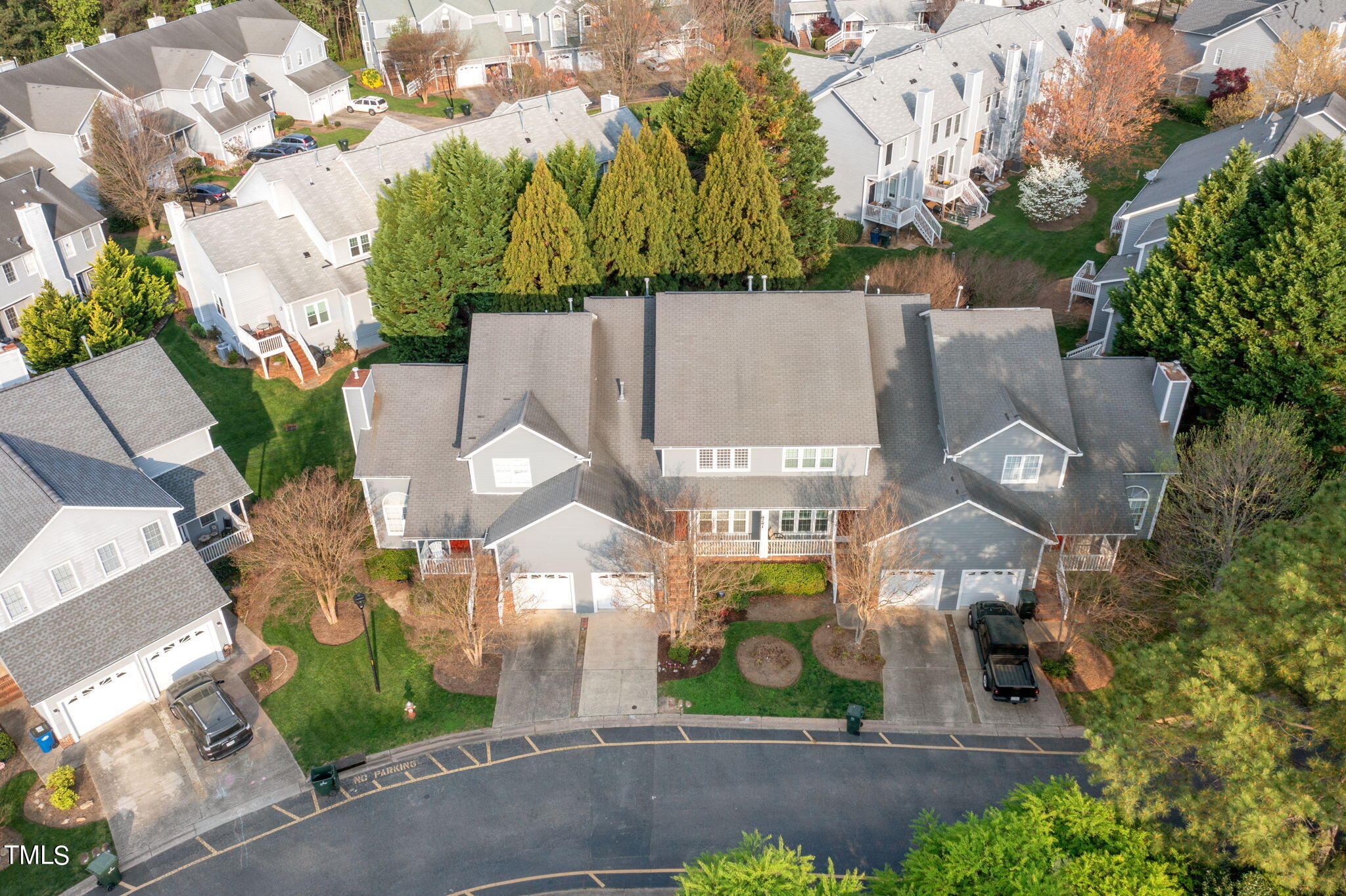 8241 Hempshire Place, Unit 102 Raleigh, NC 27613 - Photo 25 of 30 an aerial view of multiple house