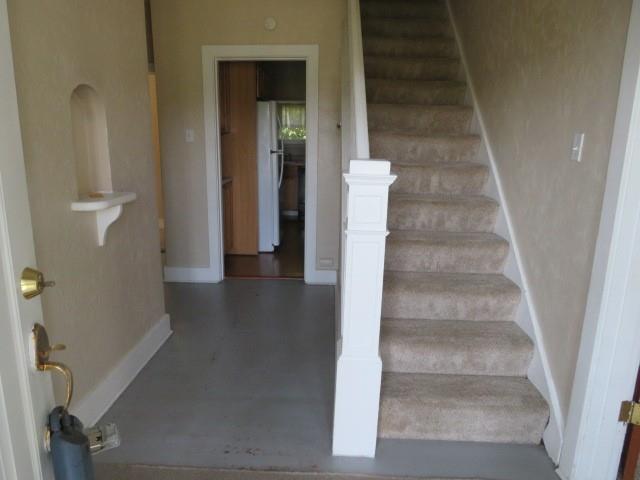 481 Cecil-Henderson Road Cecil, PA 15321 - Photo 7 of 33 a view of staircase with white walls and door