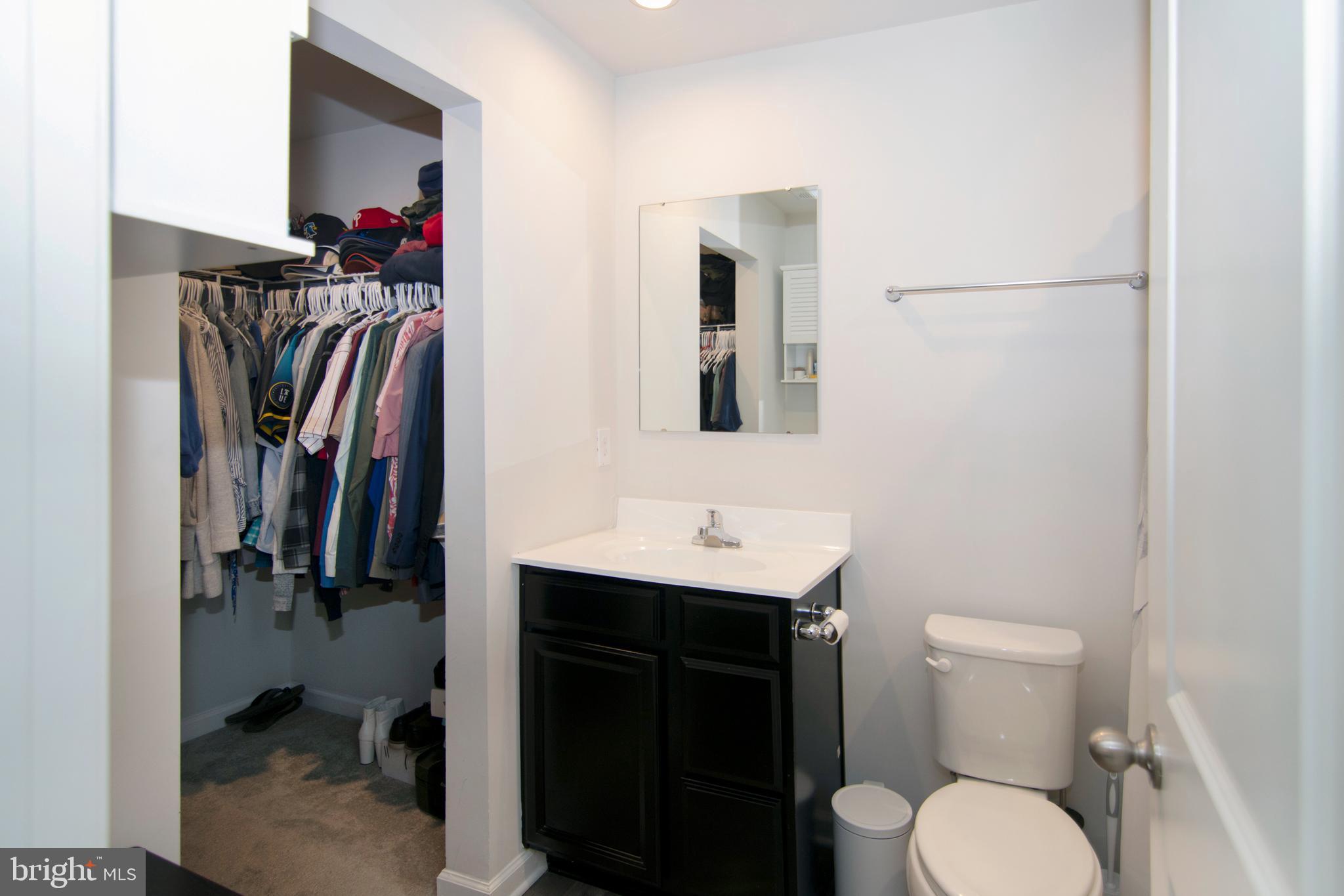 32 Burr Street Williamstown, NJ 08094 - Photo 19 of 34 a bathroom with a toilet sink and mirror