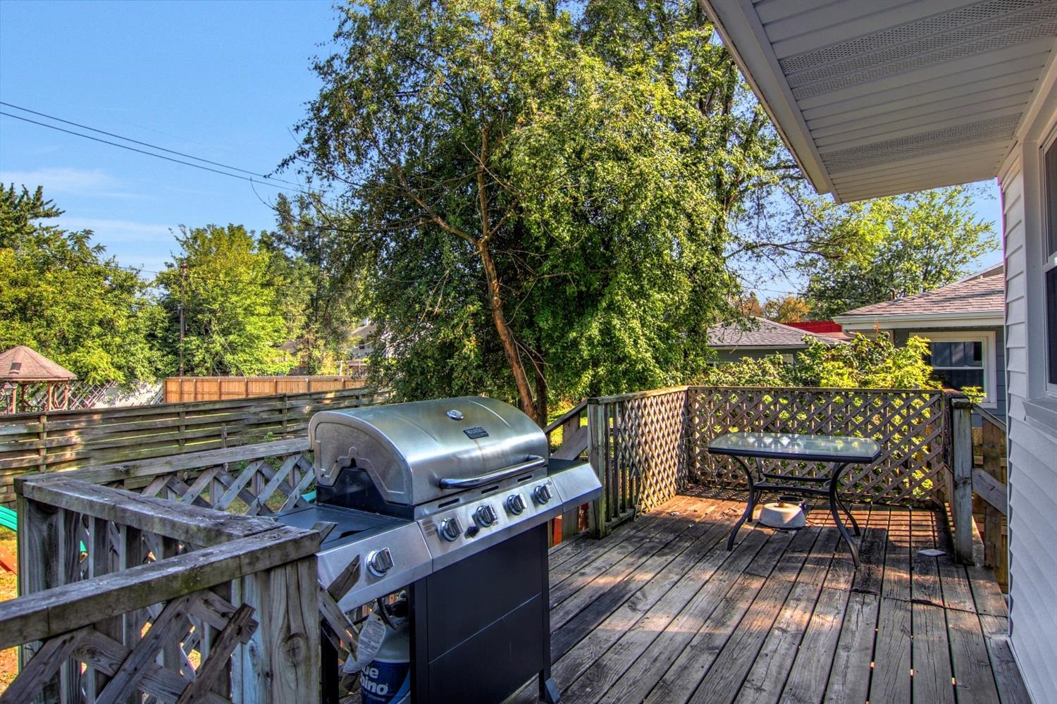 7829 Whitcomb Street Merrillville, IN 46410 - Photo 3 of 10 a view of outdoor space deck and outdoor seating