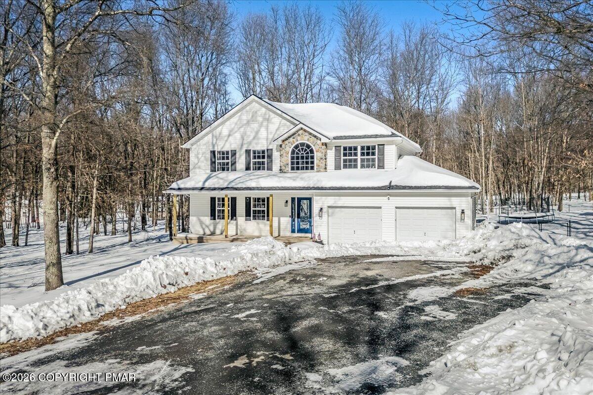 140 Alcott Lane Effort, PA 18330 - Photo 65 of 82 a front view of a house with a yard