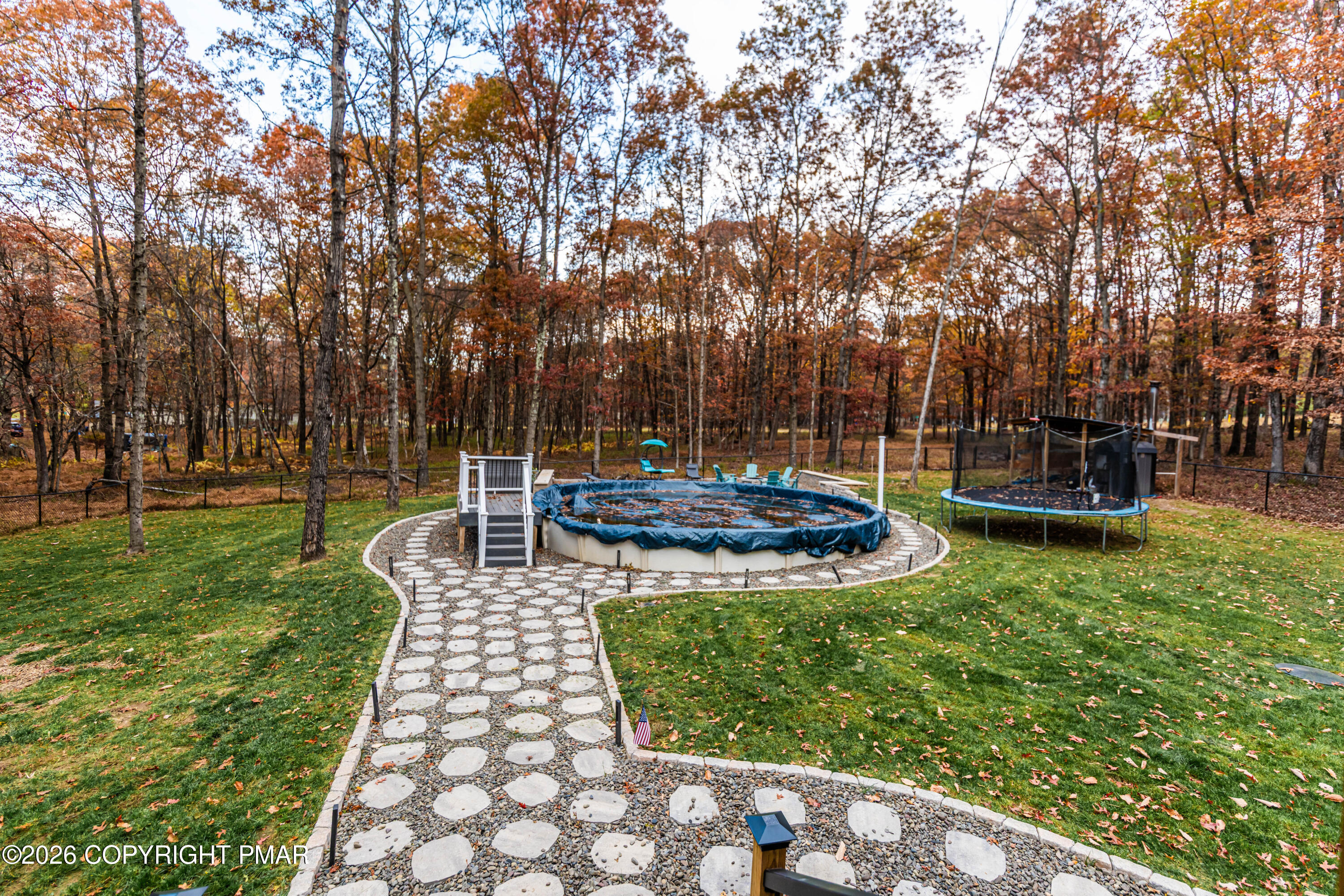 140 Alcott Lane Effort, PA 18330 - Photo 7 of 76 a view of a park with large trees