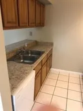 a kitchen with a sink
