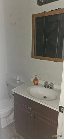 a bathroom with a sink and a toilet