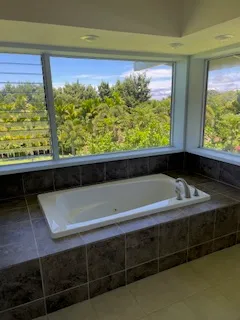 a view of a lot of a room