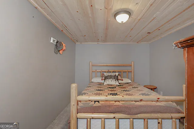 a close view of dining table