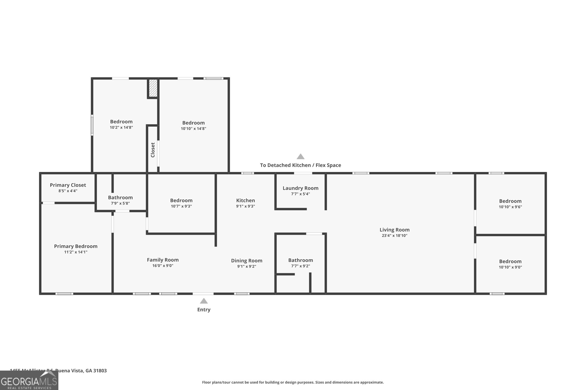 1455 McAllister Road Buena Vista, GA 31803 - Photo 27 of 45 a picture of a floor plan