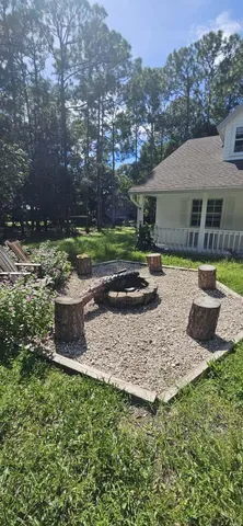 a view of outdoor space and yard