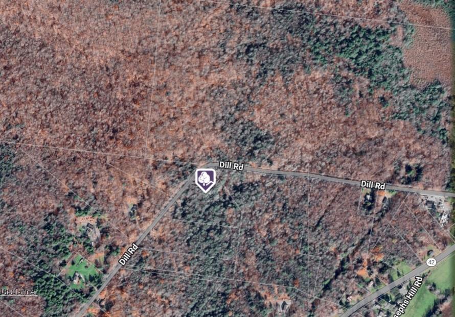 Aerial overview of property's location