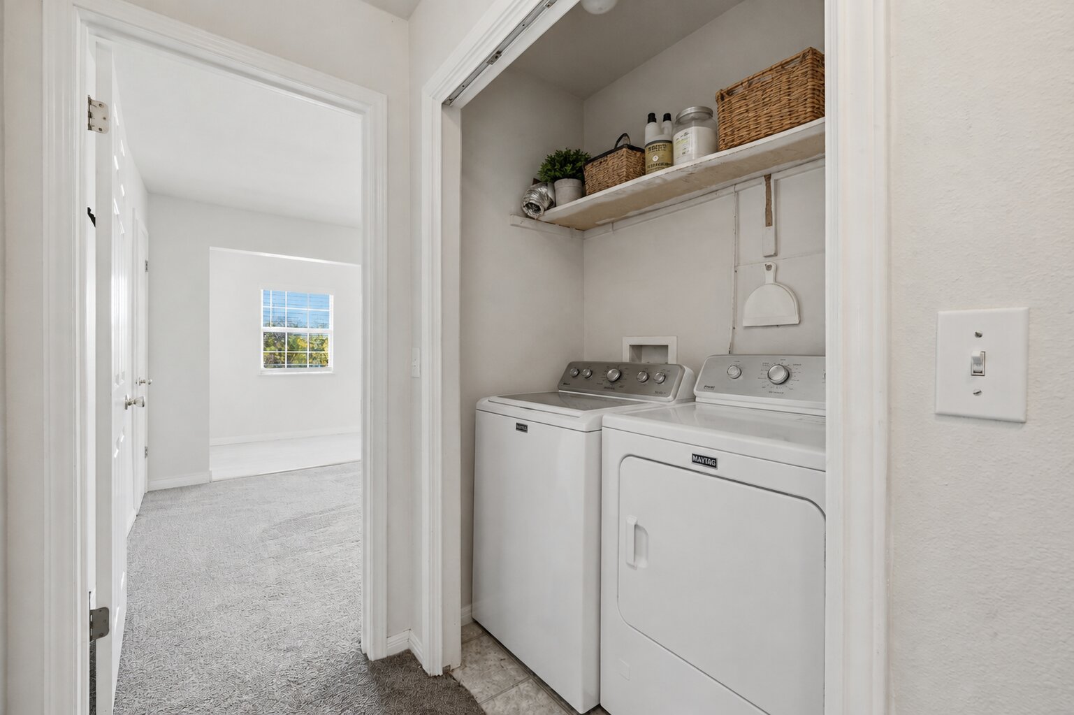 36 Deer Ridge Road Wimberley, TX 78676 - Photo 20 of 34 Your washer and dryer are located upstairs! This photos have been virtually staged.