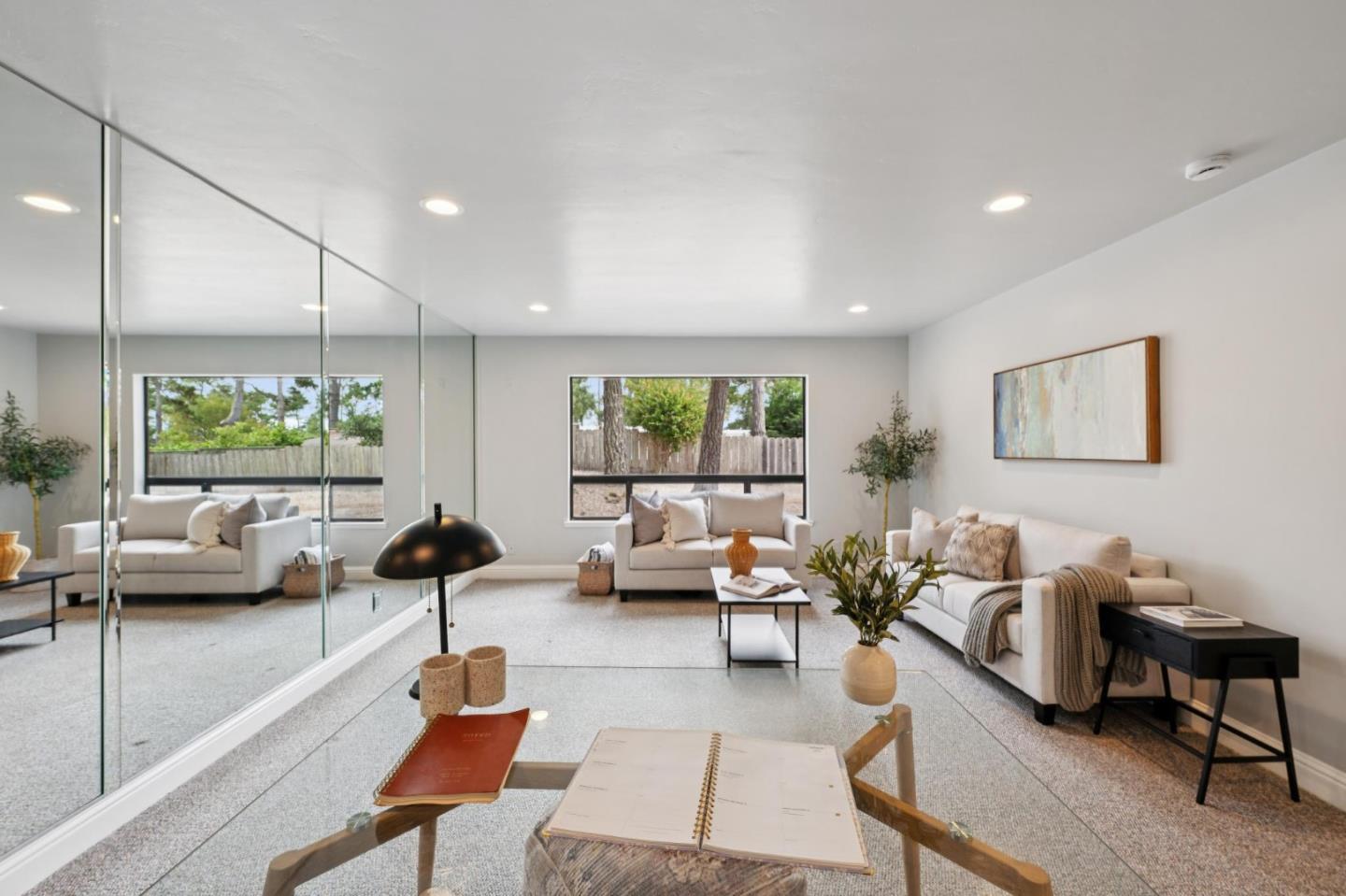 4083 Sunset Lane Pebble Beach, CA 93953 - Photo 42 of 54 a living room with furniture and a large window