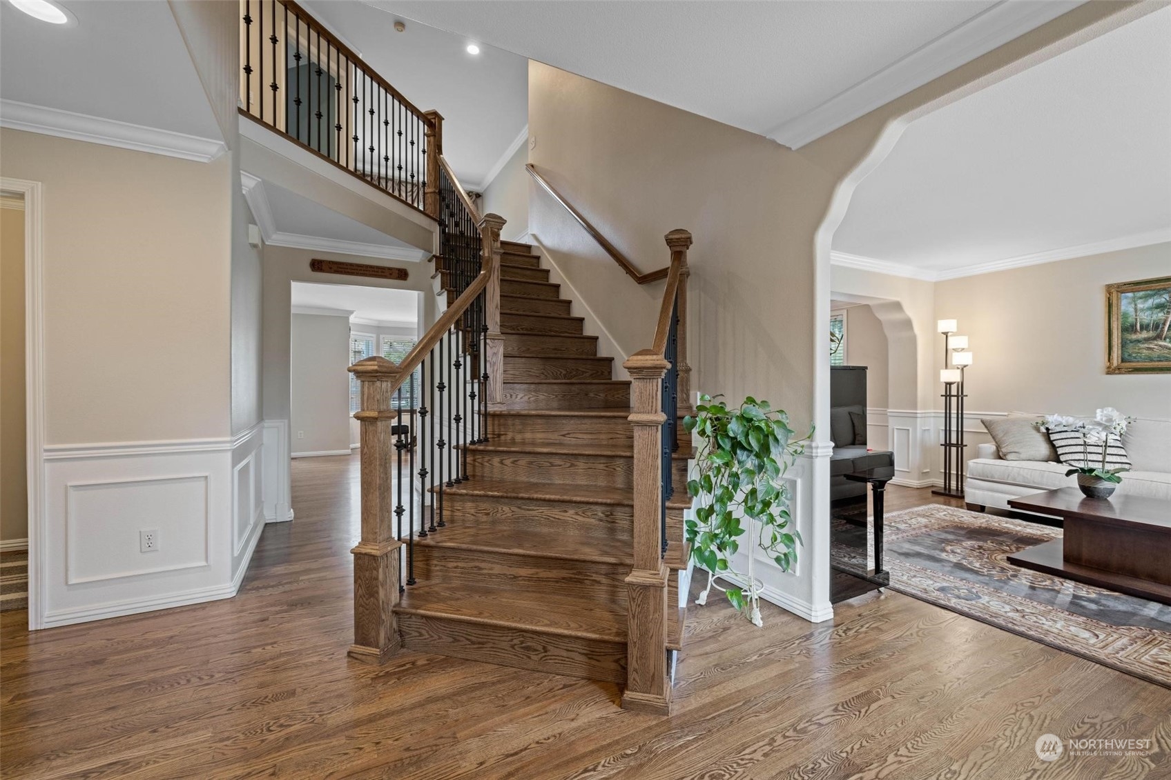 37607 18th Place South Federal Way, WA 98003 - Photo 11 of 40 a view of entryway with wooden floor and stairs