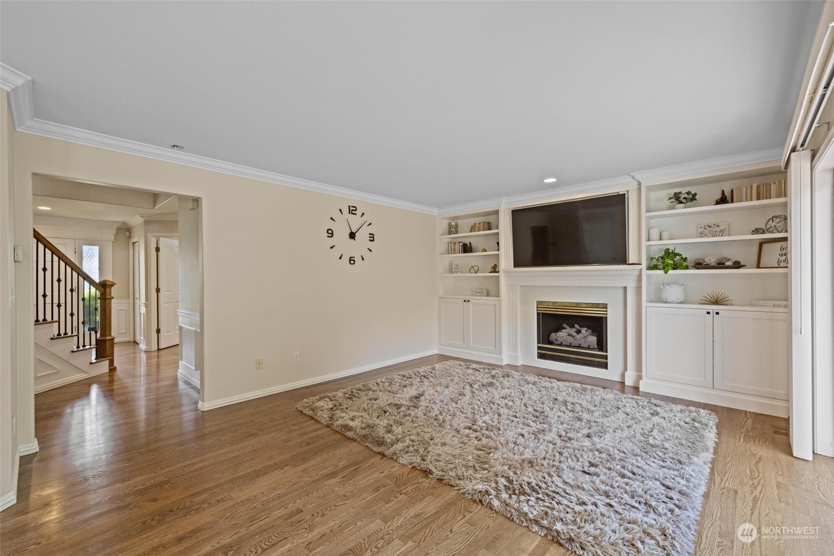 37607 18th Place South Federal Way, WA 98003 - Photo 20 of 40 a view of a livingroom with an empty space and a fireplace
