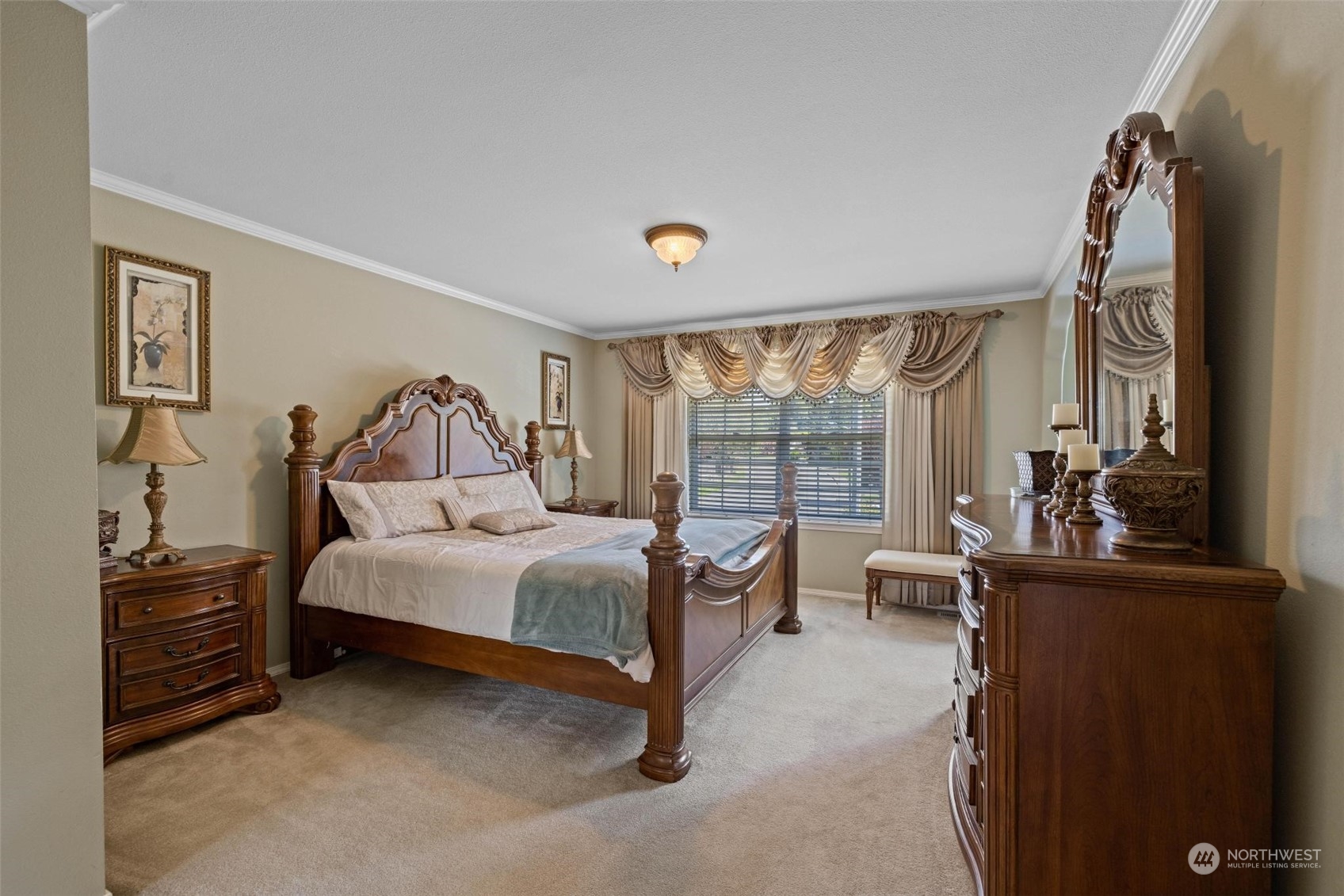 37607 18th Place South Federal Way, WA 98003 - Photo 26 of 40 a bedroom with a bed and large windows