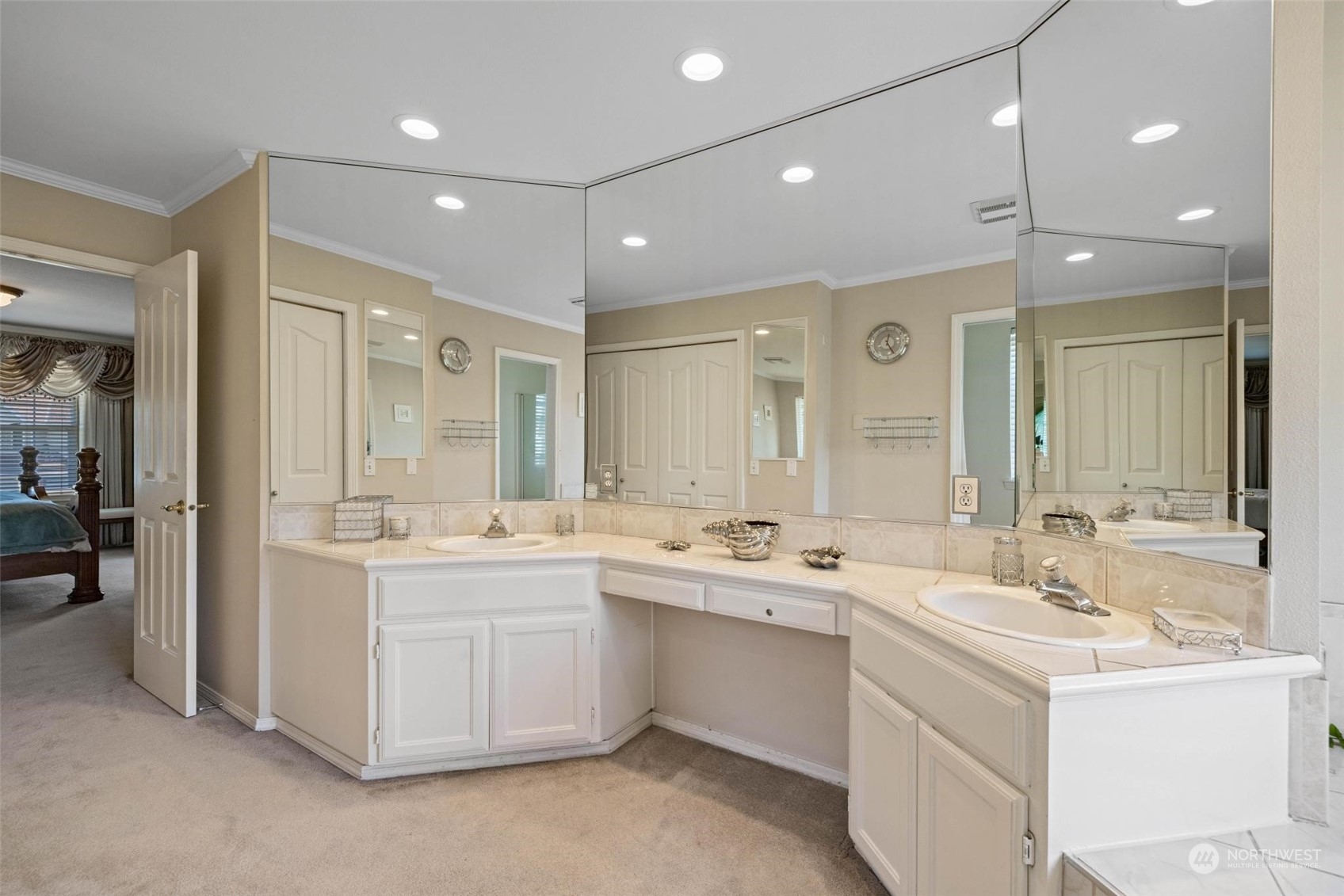 37607 18th Place South Federal Way, WA 98003 - Photo 31 of 40 a large white kitchen with a sink and dishwasher with white cabinets