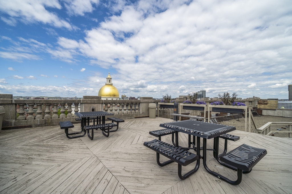 21 Beacon Street, Unit 4S Boston, MA 02108 - Photo 15 of 16 a view of a terrace with furniture