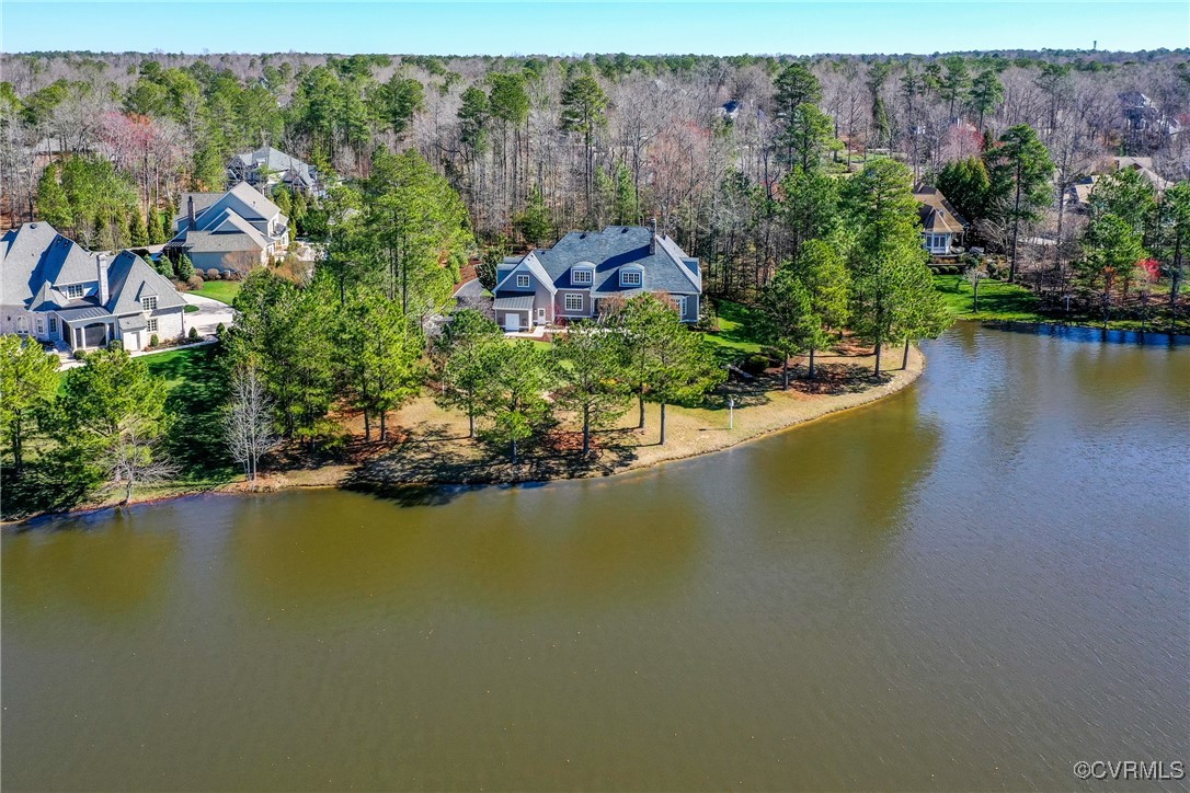 203 Kinloch Road Manakin-Sabot, VA 23103 - Photo 7 of 49 an aerial view of residential house with outdoor space and lake view