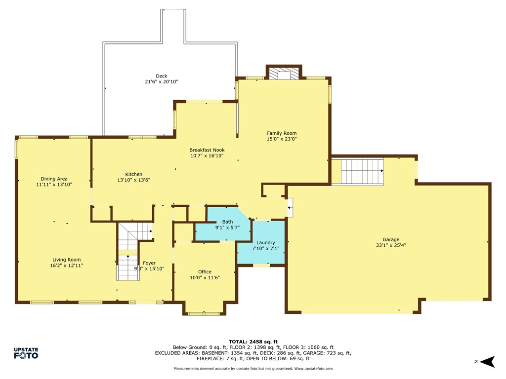 8 Claridge Circle Penfield, NY 14580 - Photo 46 of 47 1st floor floor plan.